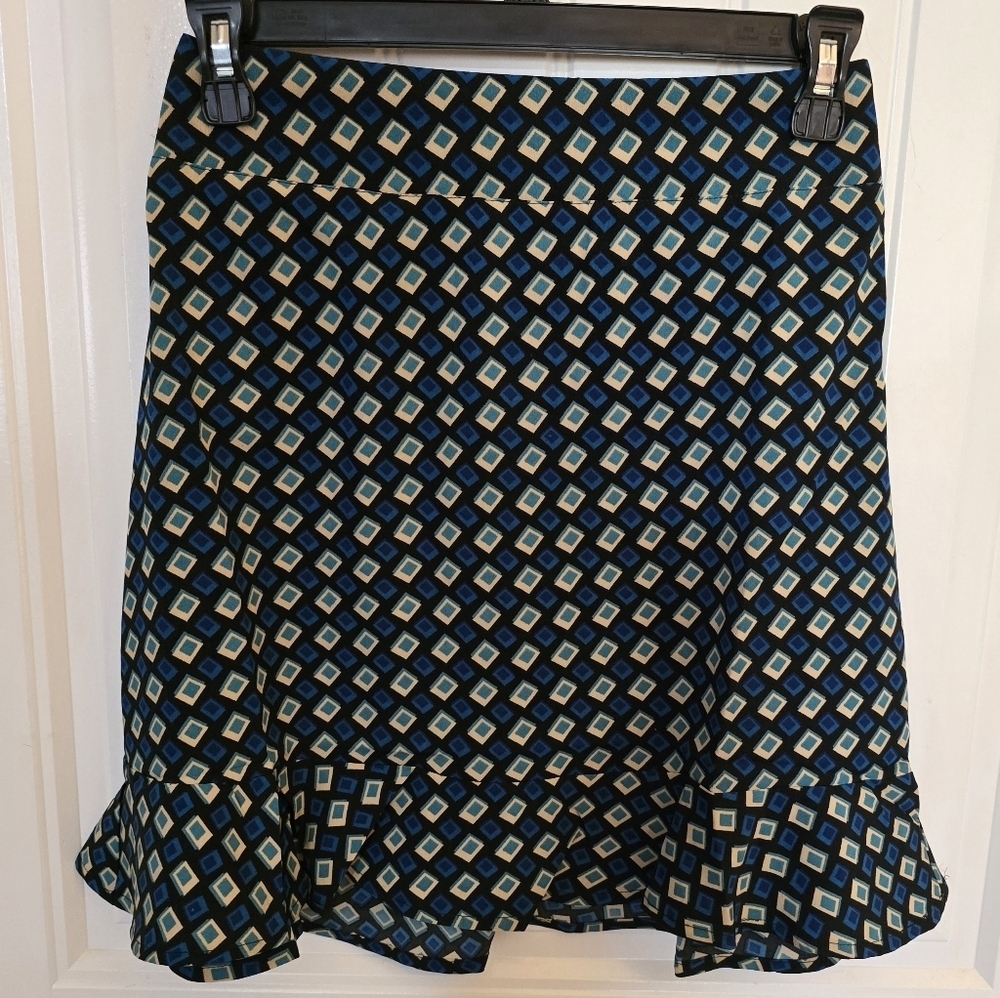 Teal Diamond Mini Skirt Band Of Gypsies NWT - Picture 5 of 7